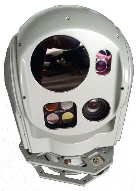 Uncooled FPA 다 감지기 전기 광학적인 적외선 Gimbal SurveillanceRadar 체계